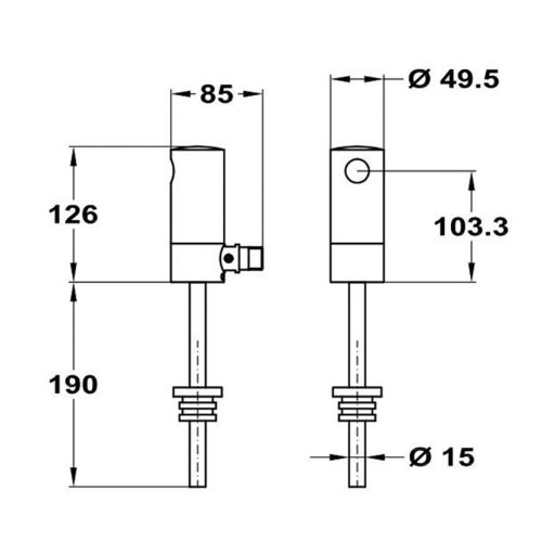 Mofém elektromos vizelde öblítő MLP09 (184-7501-00)