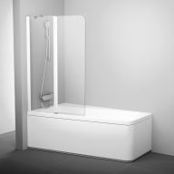10CVS2-100 balos kádparaván fehér+transparent