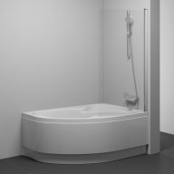 Rosa CVSK1 160/170 jobb kádparaván szatén+transparent