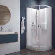   Zuhanykabin, Sanplast KCKP4/BASIC-90-SHP W18 szett hátfalas (A340505318-01)