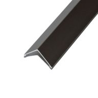   Utólagos alumínium sarokvédő élvédő profil 20x20 mm/2,50 m matt eloxált titán/pezsgő
