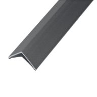   Utólagos alumínium sarokvédő élvédő profil 30x30 mm/2,50 m matt eloxált ezüst