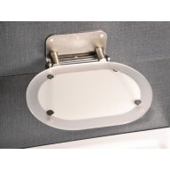 Chrome ülőke Clear/rozsdamentes