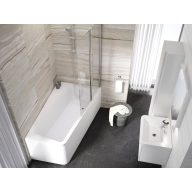 10° akrilkád 160x95 jobbos fehér
