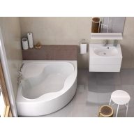 Gentiana 150x150 akrilkád (hófehér)