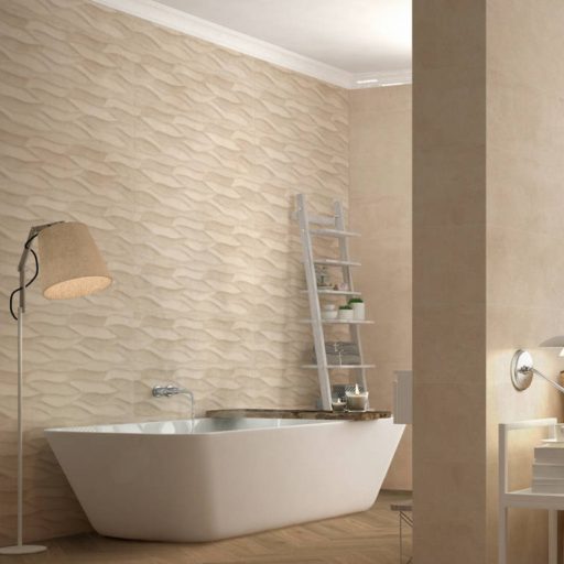 Keros City Decor Hojas Beige falburkoló 25x75 cm (KER05)