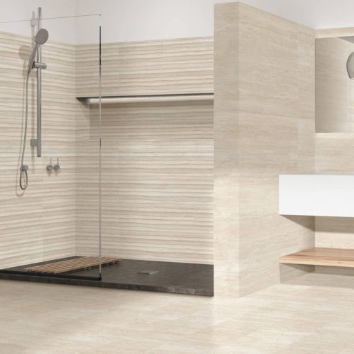 Keros Tajmahal Decorado Dune Travertino falburkoló 25x75 cm (KER24)