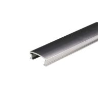   Polírozott alumínium listello/bordür élvédő profil 25x8 mm/2,70 m fényes eloxált ezüst