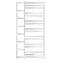 Enix Tales fehér radiátor 600x1195mm TS-612 (SKU-002591)