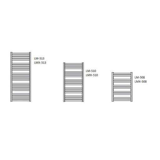 Enix Lamel fehér radiátor 544x1043mm LMX-510 (SKU-002642)