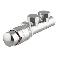 Enix Duoplex szelep radiátorhoz jobbos- króm (SKU-002686)