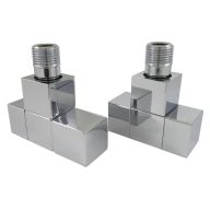 Enix Square szelep radiátorhoz- króm (SKU-002699)