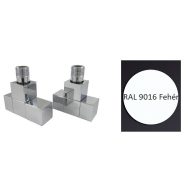 Enix Square szelep radiátorhoz- fehér (SKU-002700)