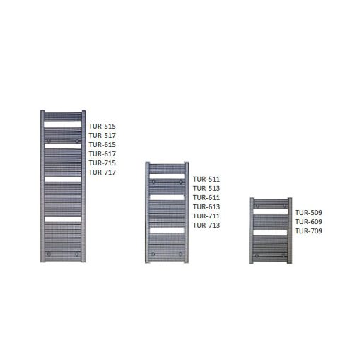 Enix Turkus fehér radiátor 500x1154mm TUR-511 (SKU-002804)