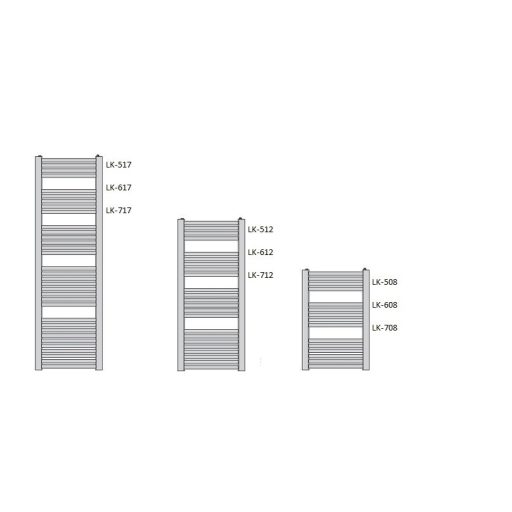 Enix Loko fehér radiátor 550x1573mm LK-615 (SKU-2037)