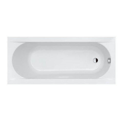 Sanglass WP/PR 75x170cm egyenes kád végfolyóval+ tartóláb