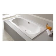   Sanglass WP/PR 80x180cm egyenes kád középlefolyóval+ tartóláb