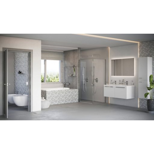 Oblong 60x70 fürdőszobai tükör világítással