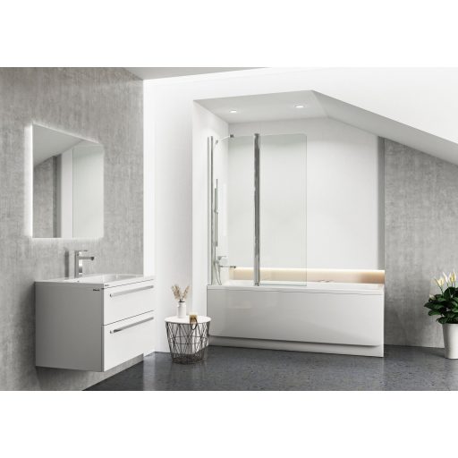 Oblong 70x70 fürdőszobai tükör világítással