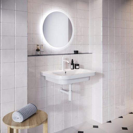 Orbit 70 fürdőszobai tükör világítással