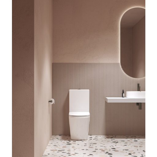 Elegant RimOff monoblokkos WC fehér