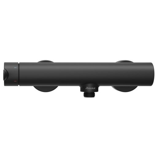 Puri termoszátos fali zuhanycsaptelep 150 mm PU 033.20BL, fekete