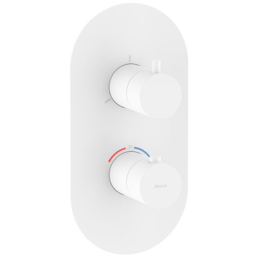 Espirit termosztátos falba süllyesztett csaptelep, háromutas, belső egység nélkül ES 067.10WV.O3.RB07C, White Velvet