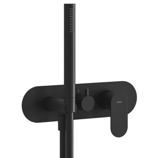 Eleganta falba süllyesztett csaptelep szettel, háromutas, belső egység nélkül EL 068.20BLM.O3.RB07D.+S, Black Matt