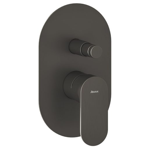 Eleganta falba süllyesztet csaptelep, automatikus, kétutas, belső egységgel EL 061.20GB.O2, Graphite Brushed