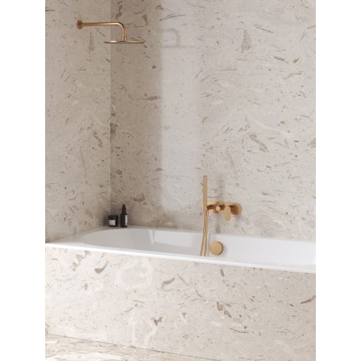 Elaganta falba süllyesztett csaptelep szettel, háromutas, belső egység nélkül EL 068.60RGB.O3.RB07D.+S, Rose Gold Brushed