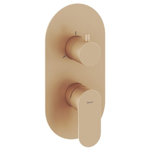 Eleganta falba süllyesztett csaptelep, háromutas, belső egység nélkül EL 068.60RGB.O3.RB07F, Rose Gold Brushed