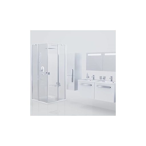 Ravak Chrome fali kádcsaptelep, 150 mm, fekete