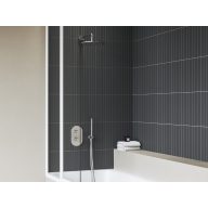   Chrome II termosztátos 3-utas csaptelep, alaptest nélkül CR II 067.00CR.O3.RB071, króm