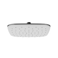 Fejzuhany ABS, szögletes, 250mm 983.10CR/WH, króm/ fehér