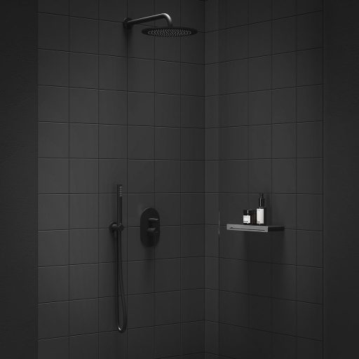 Zuhanygégecső 150 cm SatinFlex 913.22BLM, Black Matt