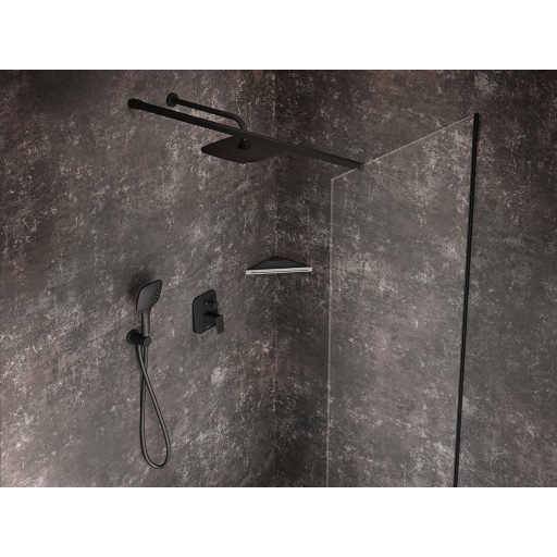 Fali csatlakozó zuhanyfejhez 702.21BLM, Black Matt