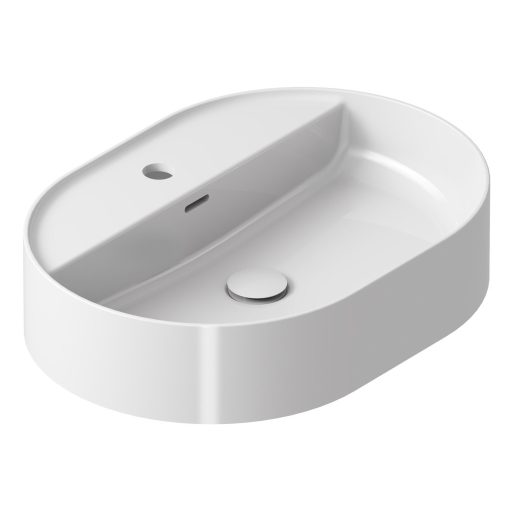 Ceramic 55 O Slim Shelf kerámiamosdó fehér