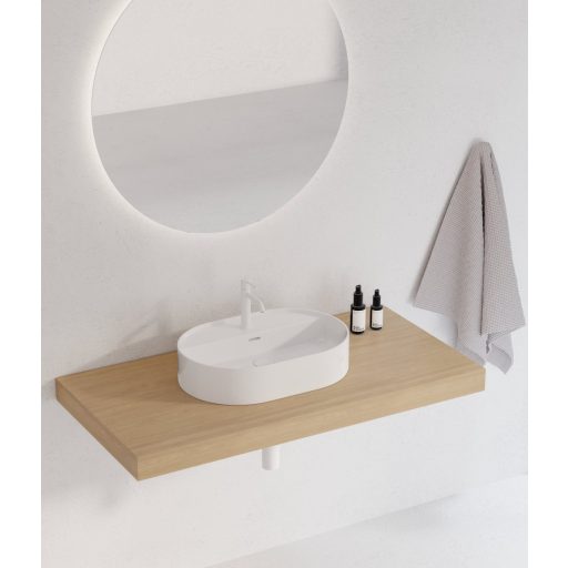 Ceramic 55 O Slim Shelf kerámiamosdó fehér